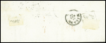 N°13A 10c bistre et deux n°14A 20c bleu obl. losange
