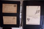1914-1918, 4 Classeurs de Bureau contenant une collection
