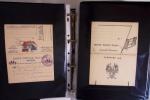 1914-1918, 4 Classeurs de Bureau contenant une collection