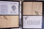 1914-1918, 4 Classeurs de Bureau contenant une collection