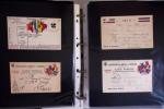 1914-1918, 4 Classeurs de Bureau contenant une collection