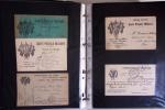 1914-1918, 4 Classeurs de Bureau contenant une collection