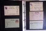 1914-1918, 4 Classeurs de Bureau contenant une collection