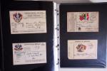 1914-1918, 4 Classeurs de Bureau contenant une collection