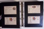 1914-1918, 4 Classeurs de Bureau contenant une collection