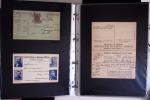 1914-1918, 4 Classeurs de Bureau contenant une collection