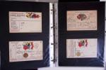 1914-1918, 4 Classeurs de Bureau contenant une collection