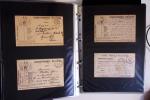1914-1918, 4 Classeurs de Bureau contenant une collection