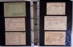 1914-1918, 4 Classeurs de Bureau contenant une collection