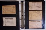 1914-1918, 4 Classeurs de Bureau contenant une collection
