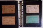 1914-1918, 4 Classeurs de Bureau contenant une collection