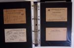 1914-1918, 4 Classeurs de Bureau contenant une collection