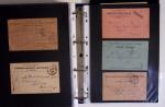 1914-1918, 4 Classeurs de Bureau contenant une collection