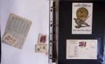 1914-1918, 4 Classeurs de Bureau contenant une collection