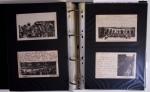 1914-1918, 4 Classeurs de Bureau contenant une collection