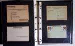 1914-1918, 4 Classeurs de Bureau contenant une collection