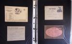 1914-1918, 4 Classeurs de Bureau contenant une collection