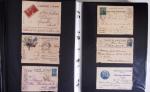 1914-1918, 4 Classeurs de Bureau contenant une collection