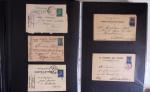 1914-1918, 4 Classeurs de Bureau contenant une collection