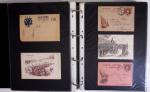 1914-1918, 4 Classeurs de Bureau contenant une collection