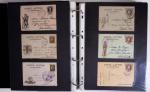 1914-1918, 4 Classeurs de Bureau contenant une collection