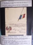 1914-1918, 4 Classeurs de Bureau contenant une collection
