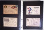 1914-1918, 4 Classeurs de Bureau contenant une collection