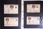 1914-1918, 4 Classeurs de Bureau contenant une collection