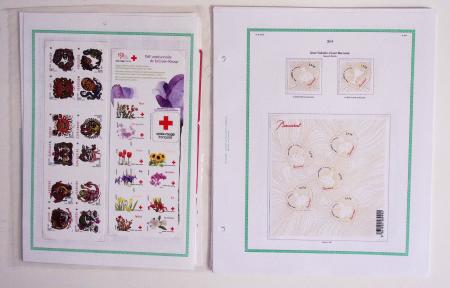 2001-2014, Collection de France rangé dans des feuilles