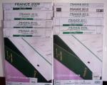 2001-2014, Collection de France rangé dans des feuilles