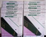 2001-2014, Collection de France rangé dans des feuilles