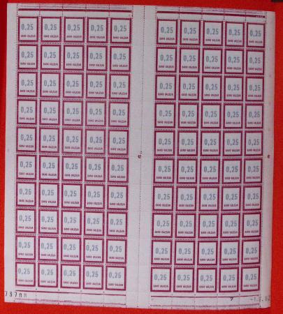 1960, Etude sur la Marianne de Decaris, N°1263 avec