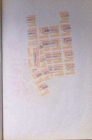 COLIS-POSTAUX 1946, Album de feuille, avec stock de