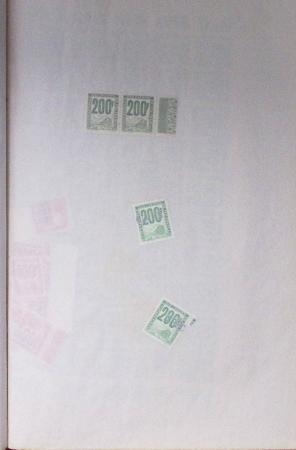 COLIS-POSTAUX 1946, Album de feuille, avec stock de