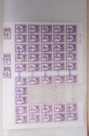 COLIS-POSTAUX 1946, Album de feuille, avec stock de