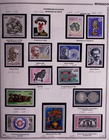 1885-1986, Collection de Monaco un 1 volumes, avec