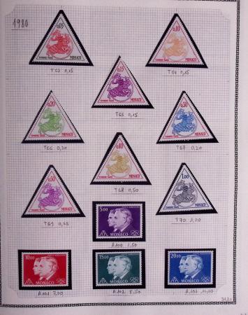 1885-1986, Collection de Monaco un 1 volumes, avec