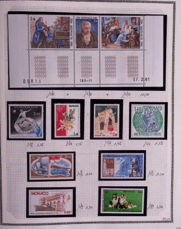 1885-1986, Collection de Monaco un 1 volumes, avec