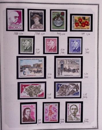 1885-1986, Collection de Monaco un 1 volumes, avec