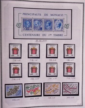 1885-1986, Collection de Monaco un 1 volumes, avec