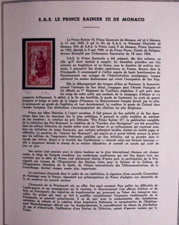 1885-1986, Collection de Monaco un 1 volumes, avec