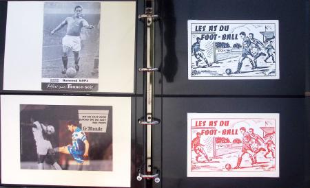 Exceptionnelle collection sur le thème du foot en 30