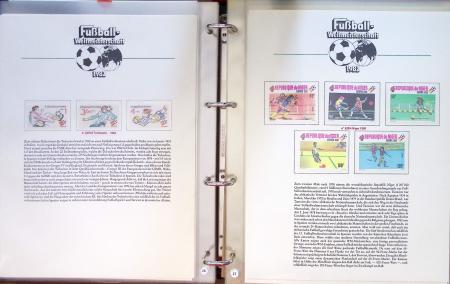 Exceptionnelle collection sur le thème du foot en 30