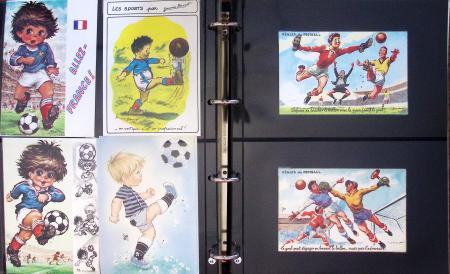 Exceptionnelle collection sur le thème du foot en 30