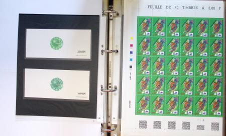 Exceptionnelle collection sur le thème du foot en 30