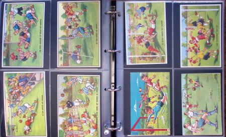 Exceptionnelle collection sur le thème du foot en 30