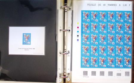 Exceptionnelle collection sur le thème du foot en 30