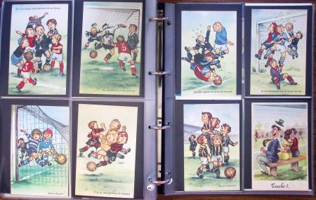 Exceptionnelle collection sur le thème du foot en 30