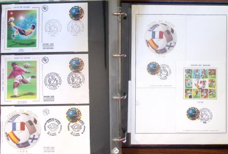 Exceptionnelle collection sur le thème du foot en 30