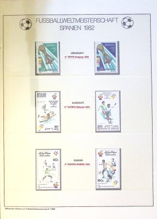 Exceptionnelle collection sur le thème du foot en 30